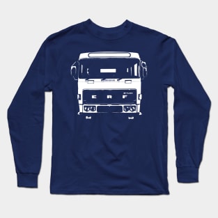 Classic 1980s ERF C Series lorry monoblock white Long Sleeve T-Shirt